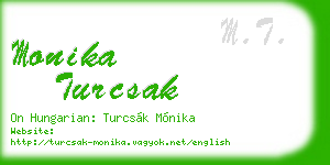 monika turcsak business card