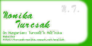 monika turcsak business card